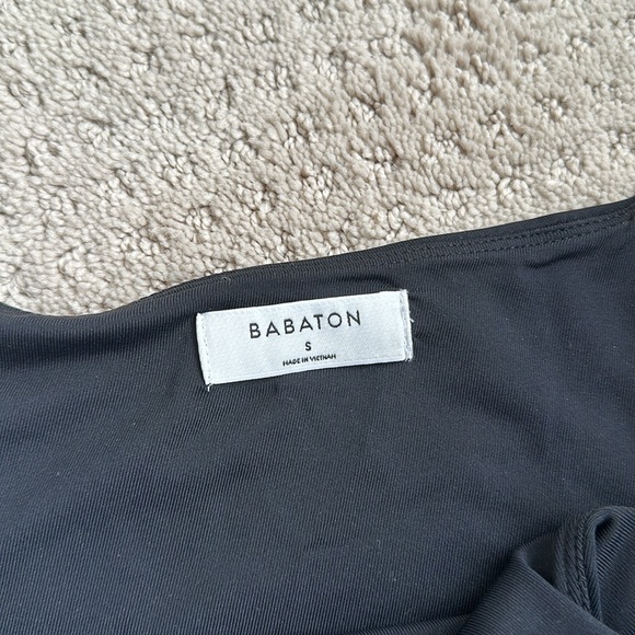 Babaton black one shoulder bodysuit - Picture 2 of 3